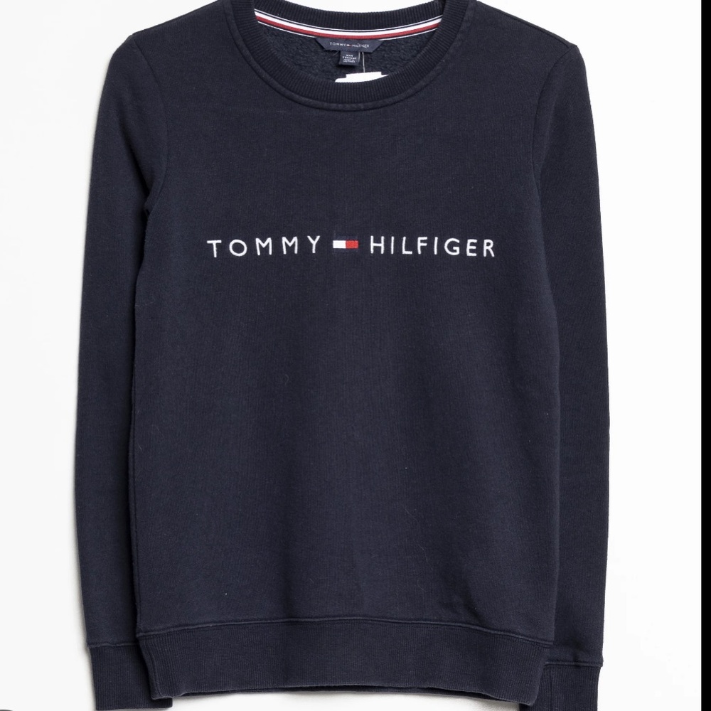 Tommy Hilfiger Navy Crewneck Sweater